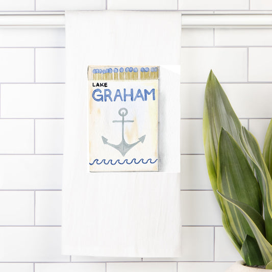 Lake Graham Matchbox Tea Towel