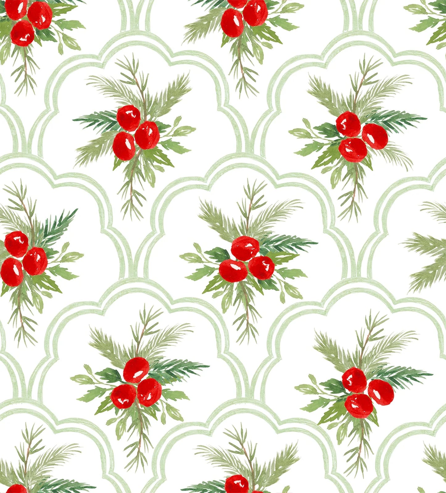 Beau Bottles Limited Edition Scalloped Christmas Berries - Made For Veuve