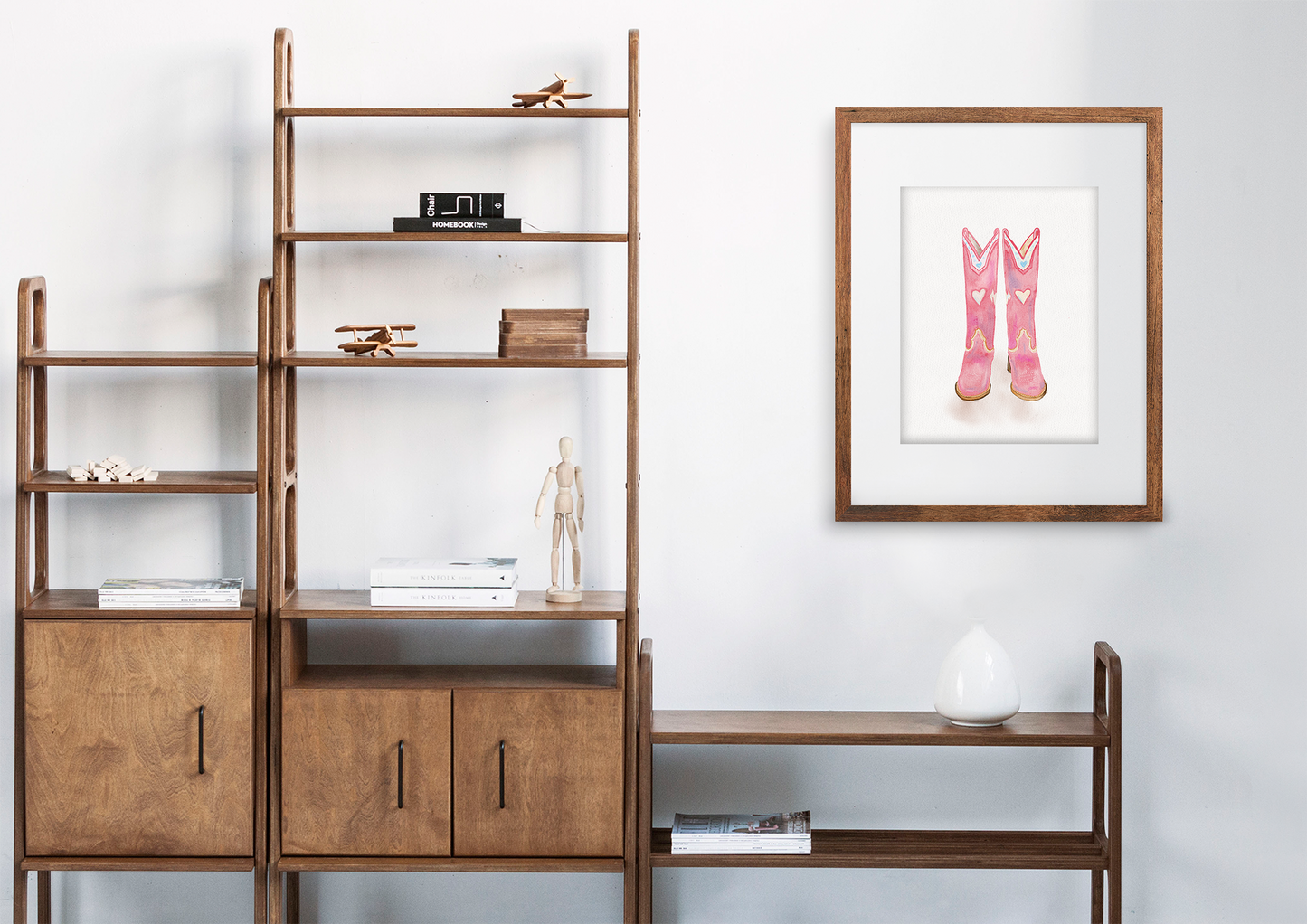 Cowgirl Boots | Watercolor Print by Caitlin Kramer