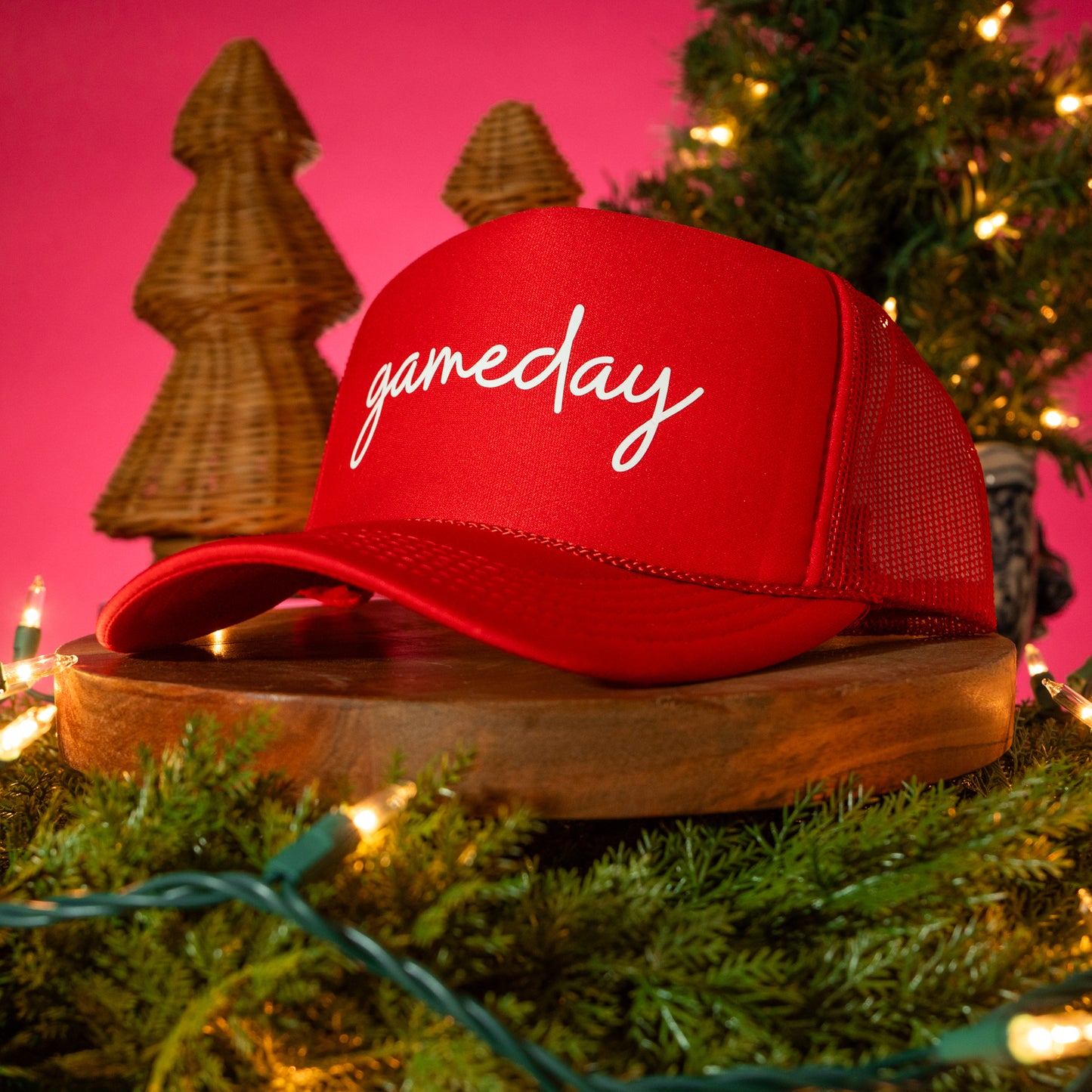 Game Day Cursive Trucker