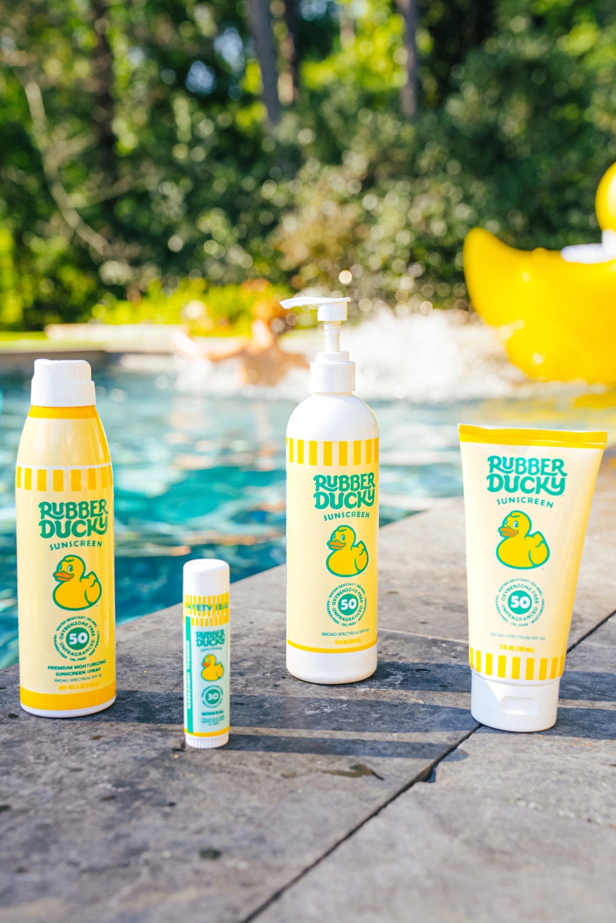 SPF 50 Sunscreen Lotion, Rubber Ducky Brand, 5 oz