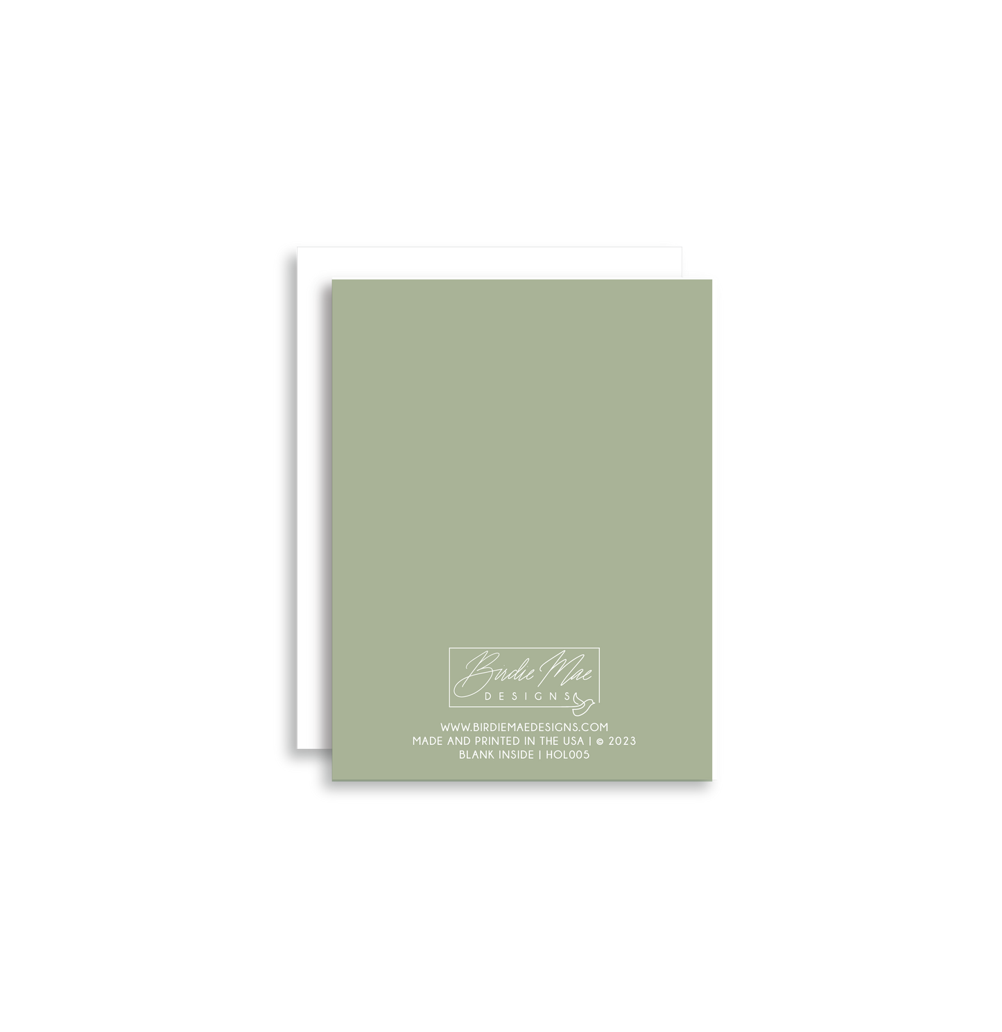 Deck the Halls Vintage Christmas Holiday Greeting Card