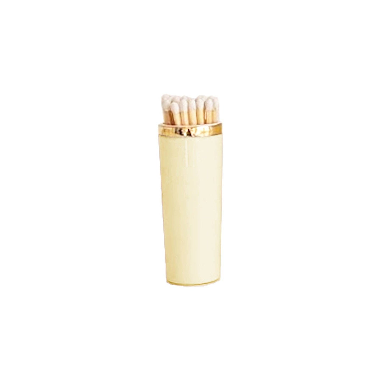 Solid Match Holder/ Striker with Gold Accent: Hydrangea Blue