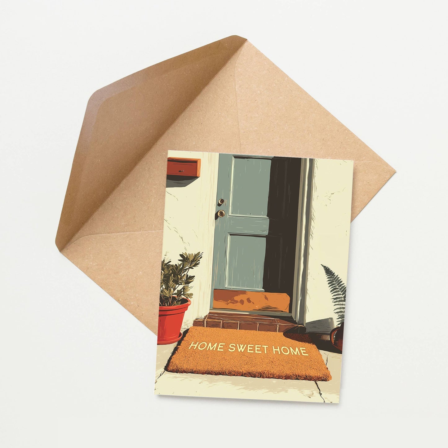 Home Sweet Home| Doormat Card, New Home, Congrats
