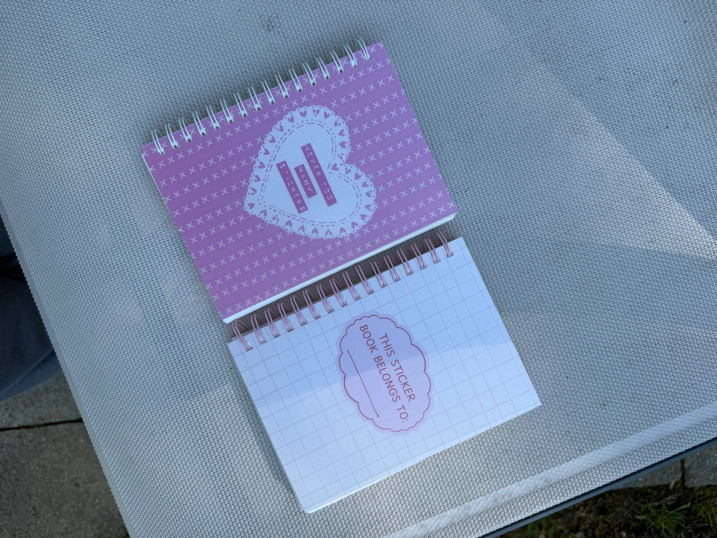 Reusable Sticker Book | Mini Sticker Collecting Album | Pocket Sticker Storage: Belongs to..