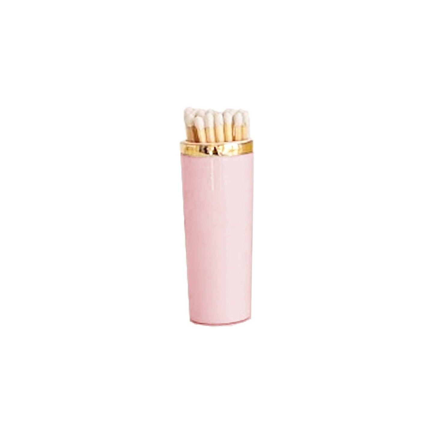 Solid Match Holder/ Striker with Gold Accent: Hydrangea Blue