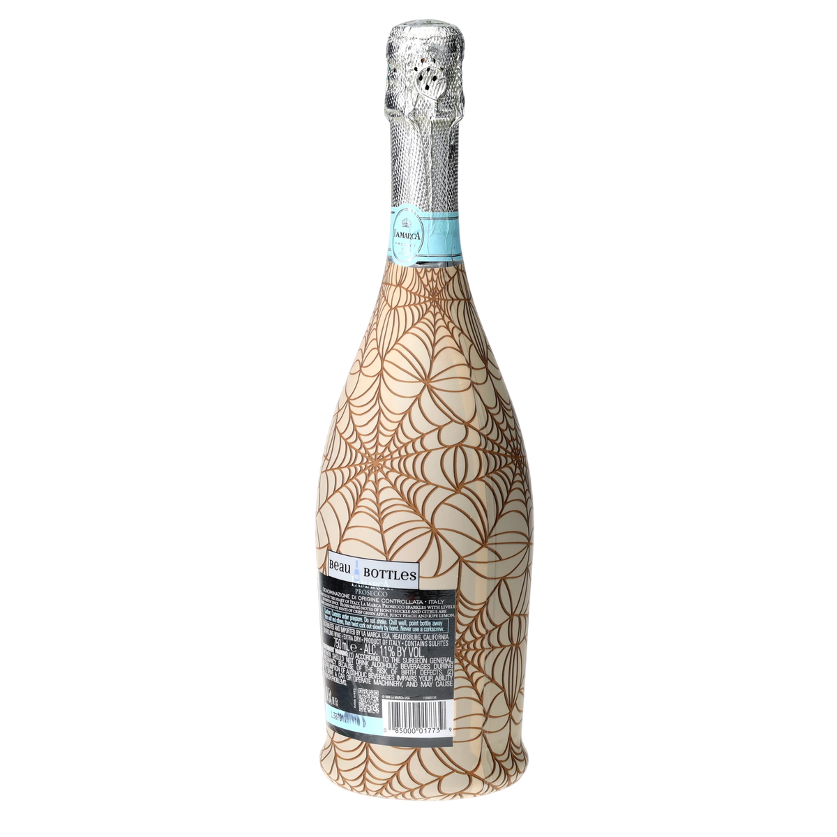 Autumn Web Prosecco Bottle Wrap