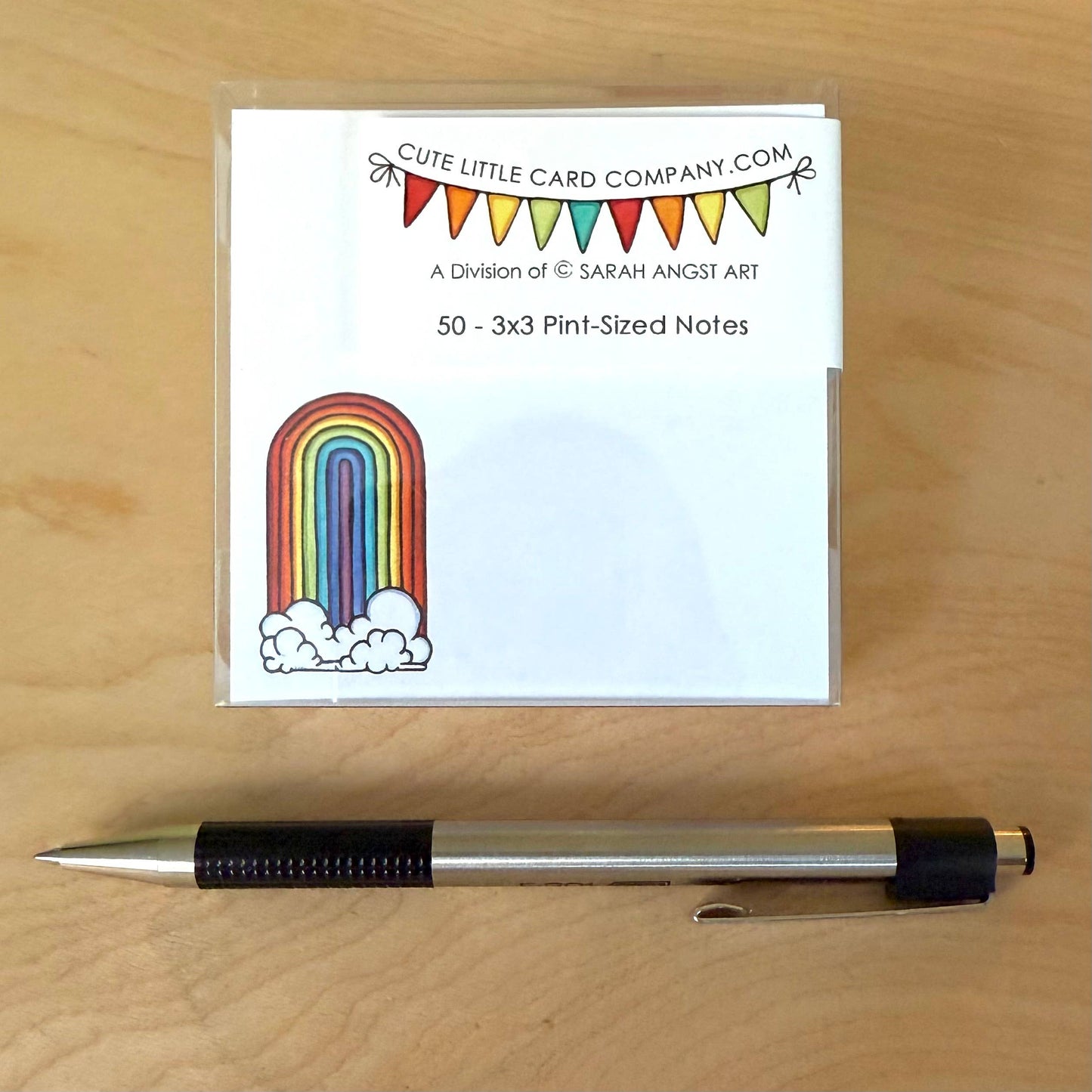 Rainbow Cute Little 3x3 Pint Size Notes