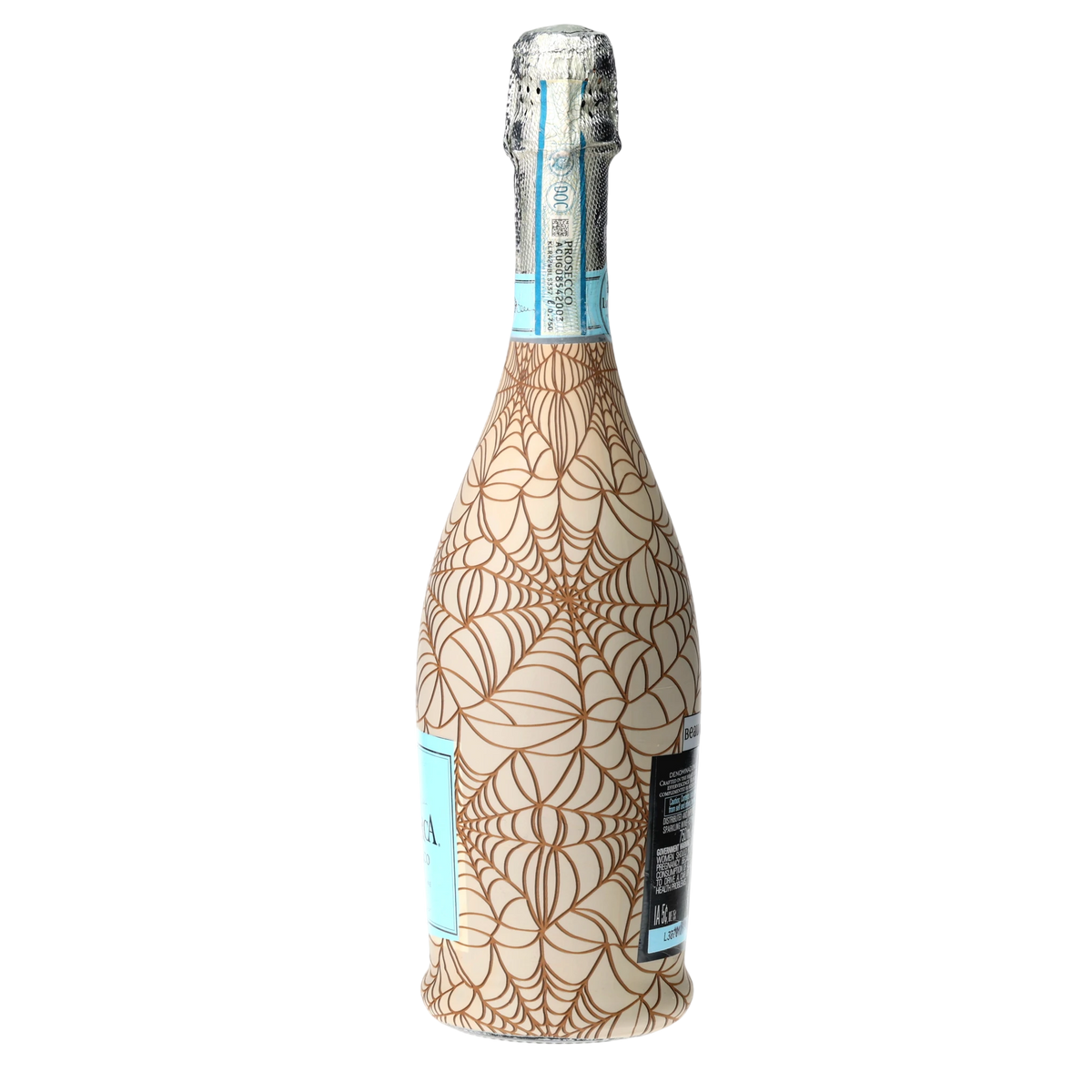 Autumn Web Prosecco Bottle Wrap