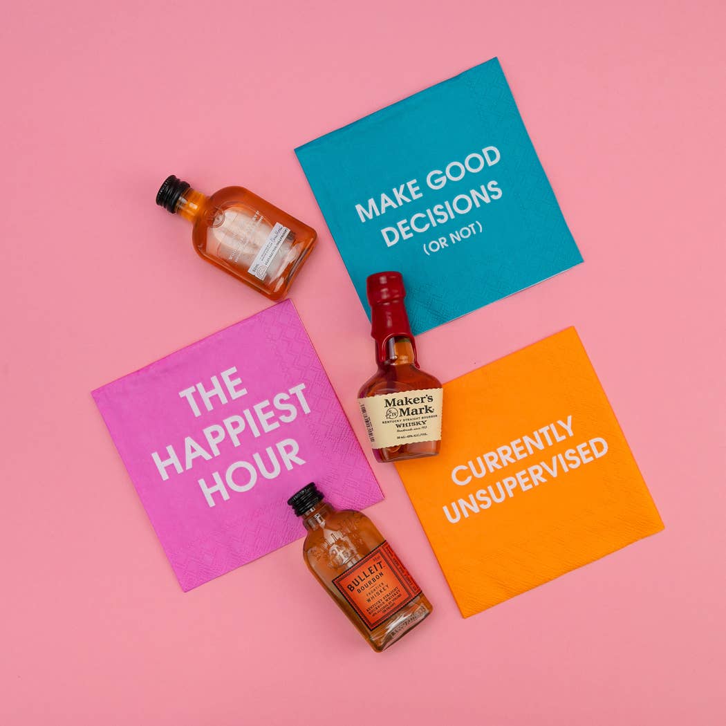 The Happiest Hour - Cocktail Napkin