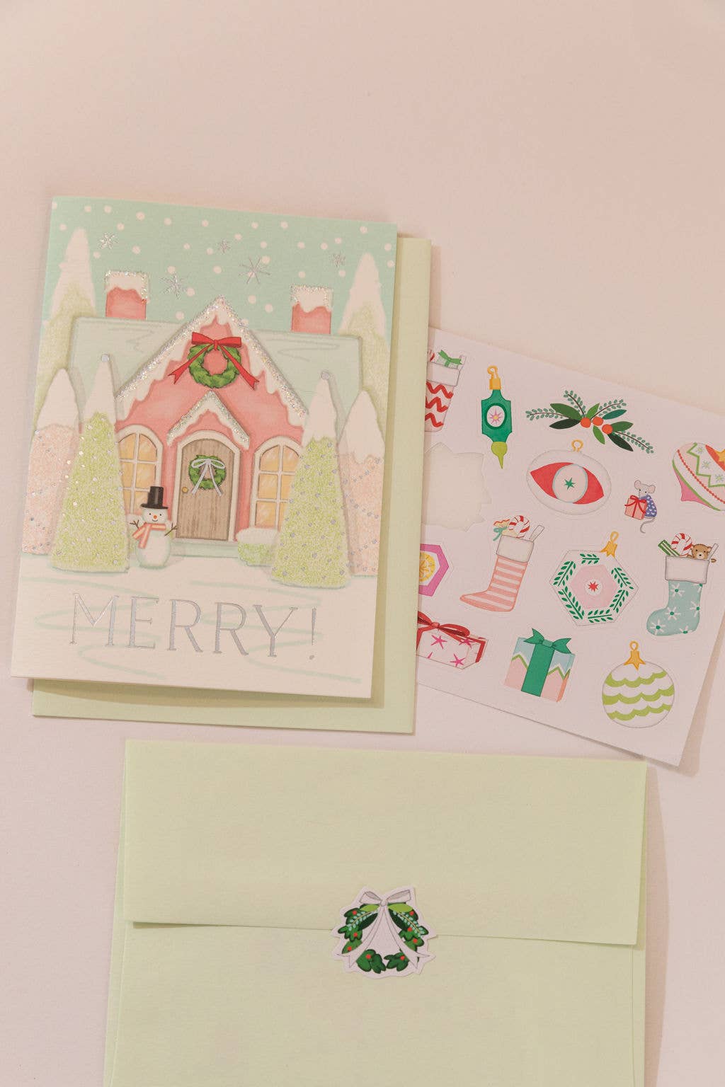 Merry House Greeting Card | Karen Adams Designs