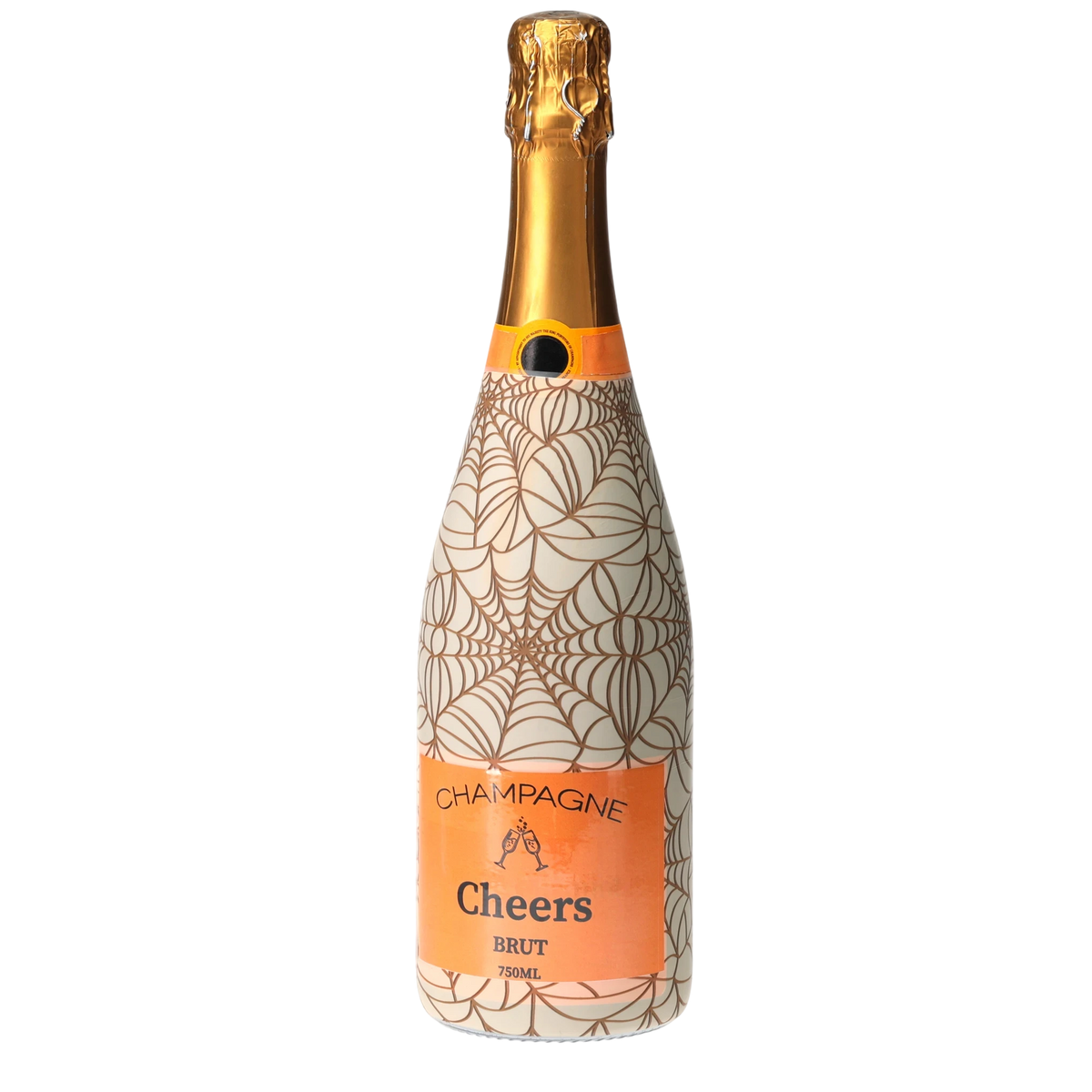 Autumn Web Champagne Bottle Wrap