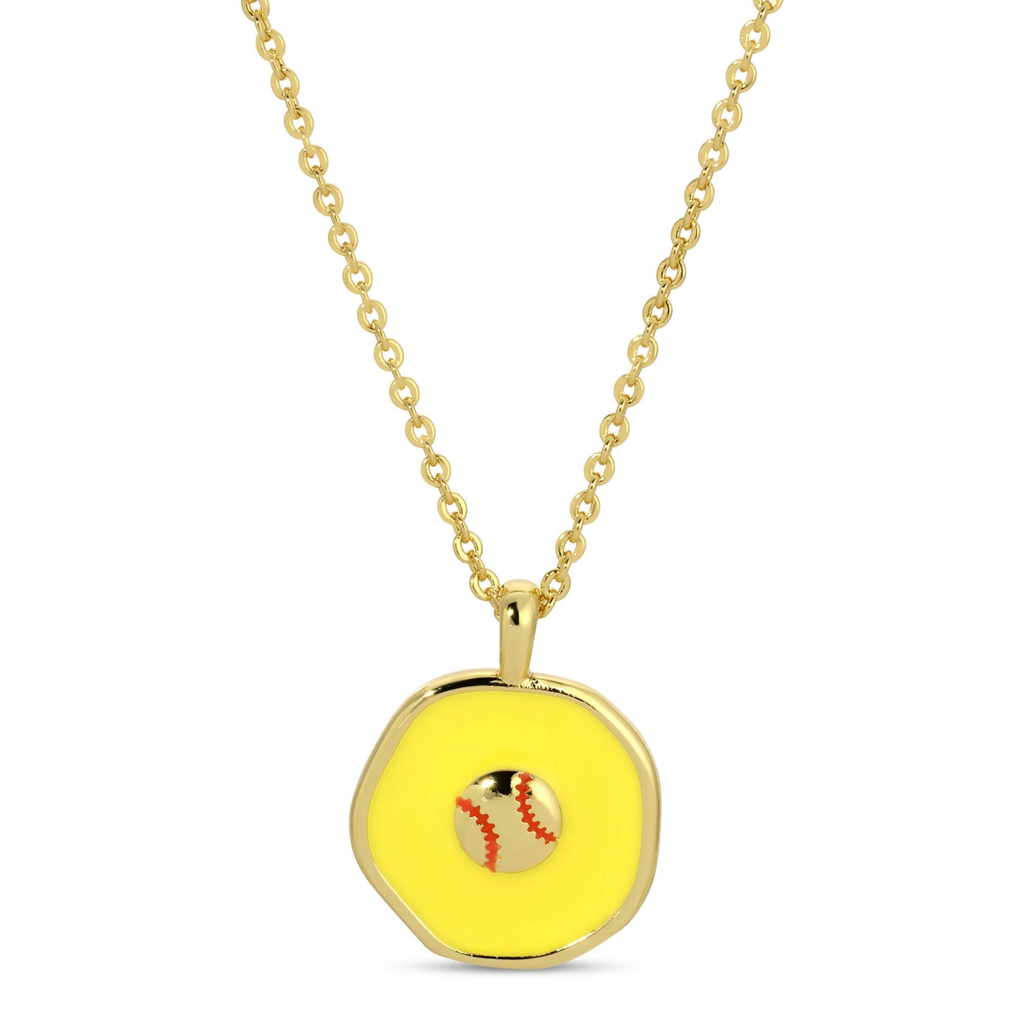 Home Run! Softball Pendant Necklace