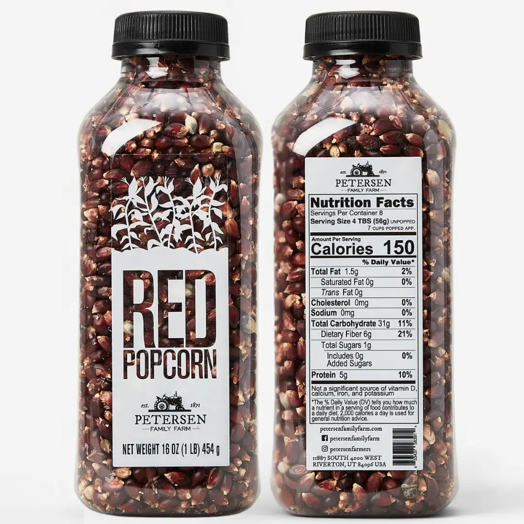 Red Popcorn Kernels | Non GMO | No Dye | Made in USA