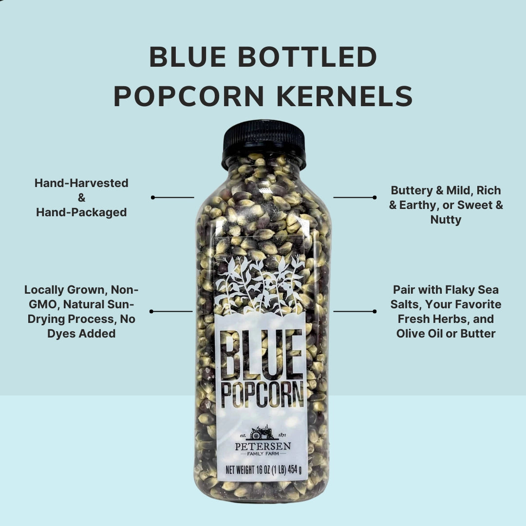 Blue Popcorn | Non-GMO Popcorn Kernels