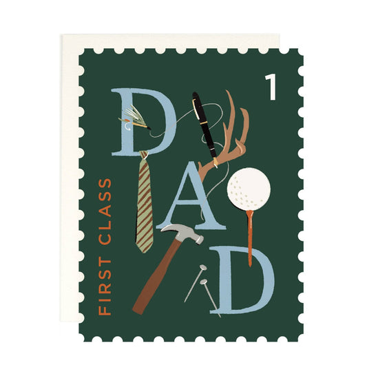 First Class Dad Stamp | Father's Day Card