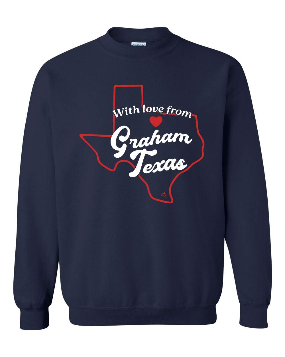 With Love From Graham, Texas Crewneck | AOS Original