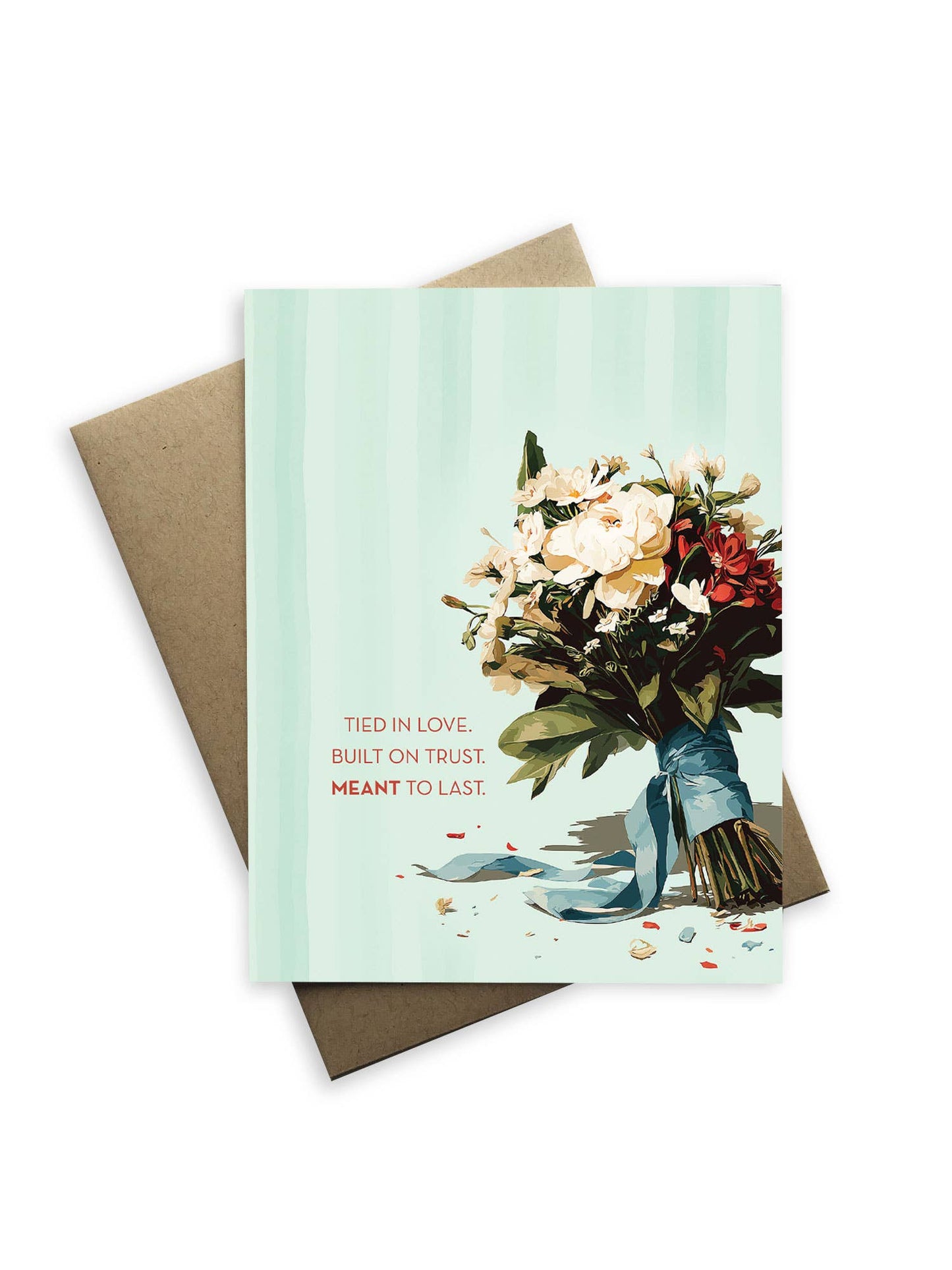 Tied In Love Wedding Card, Bridal, Wedding Day