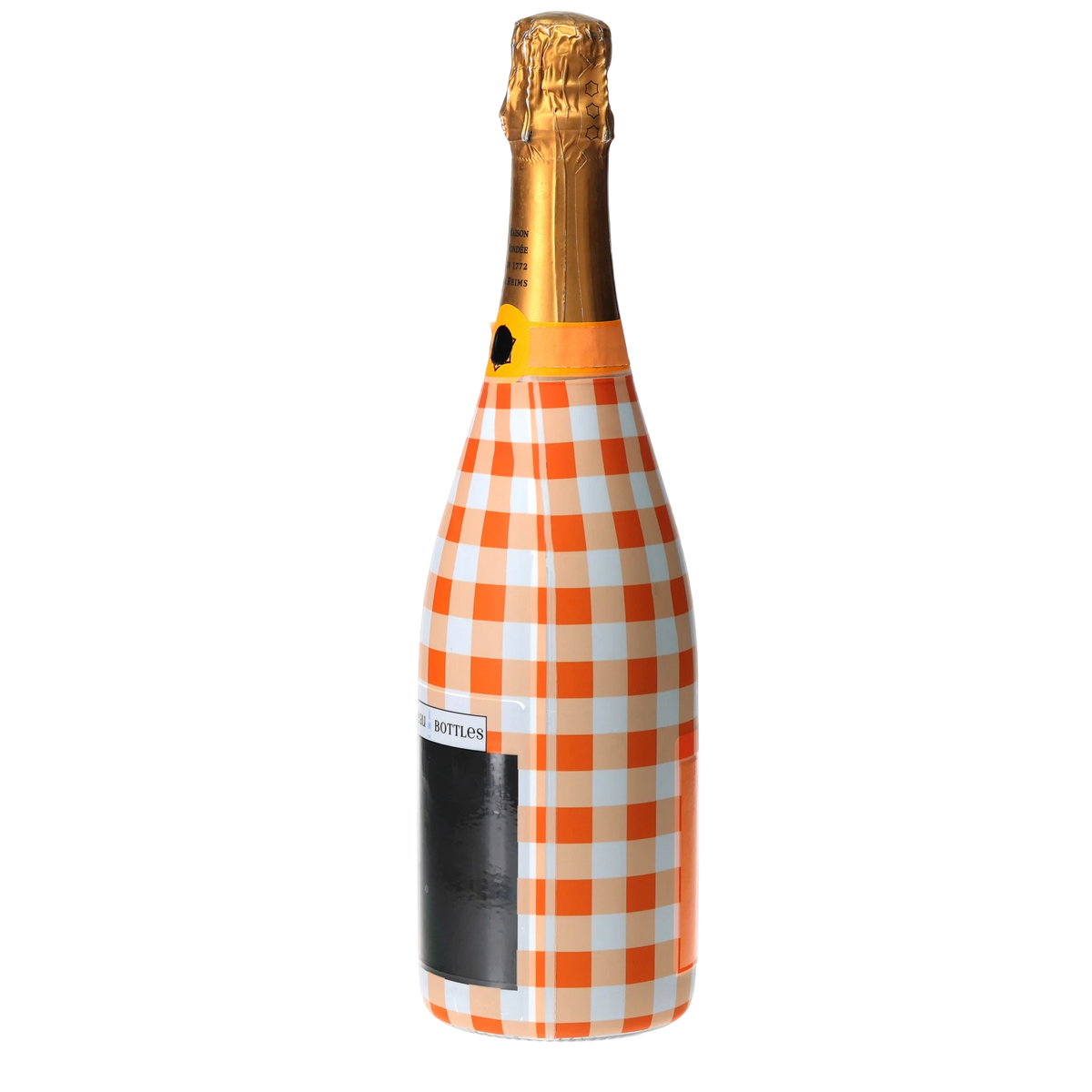 Orange & White Gingham  Champagne