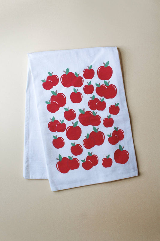 Apple Tea Towel · 28x28" · Birdie Mae Designs