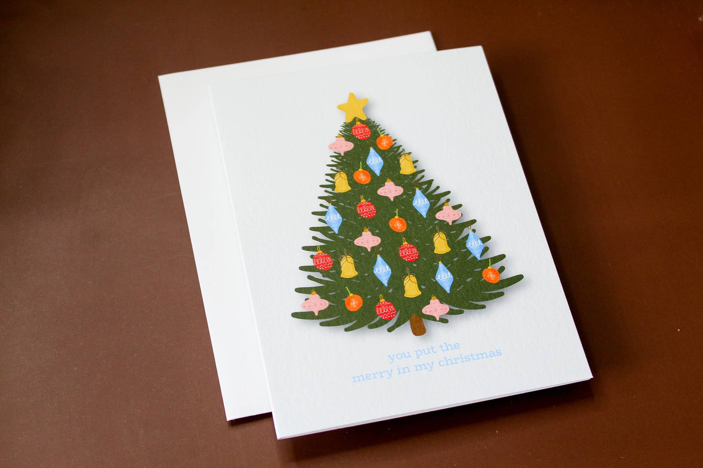You Put the Merry in My Christmas Holiday Greeting Card